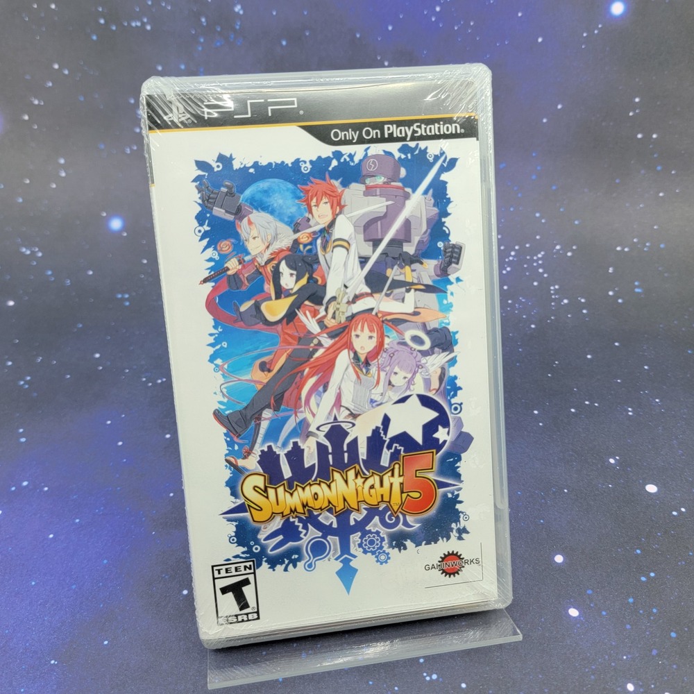 Summon Night 5 Sony PSP Gaijinworks RPG Video Game New Sealed English UMD